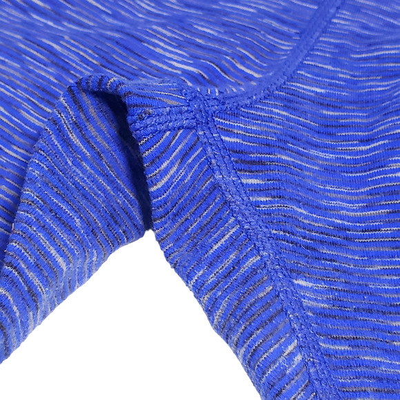 Tuff Athletics Purple Blue Workout Athleisure Yoga With Pocket Leggings Sz M - Picture 10 of 12